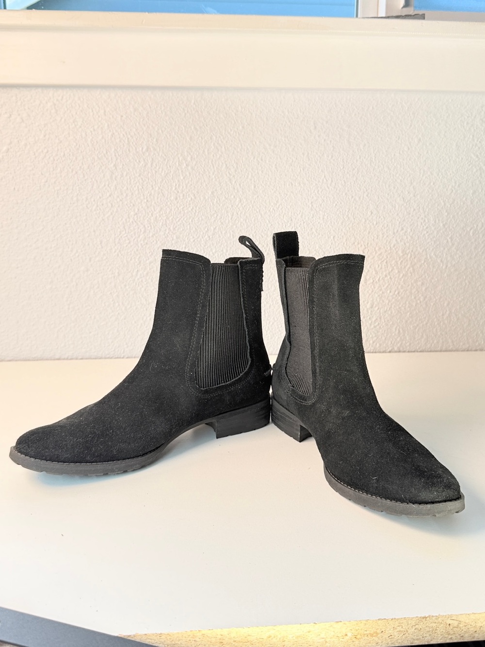UGG Bonham III Chelsea Boots Black Waterproof Suede Womens 7.5 - Picture 12 of 14